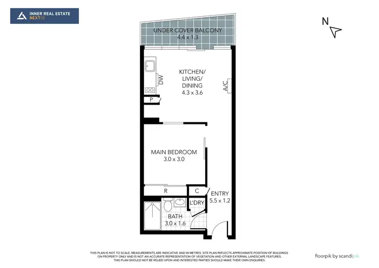 Floorplan of Homely apartment listing, 1904/7 Katherine Place, Melbourne VIC 3000