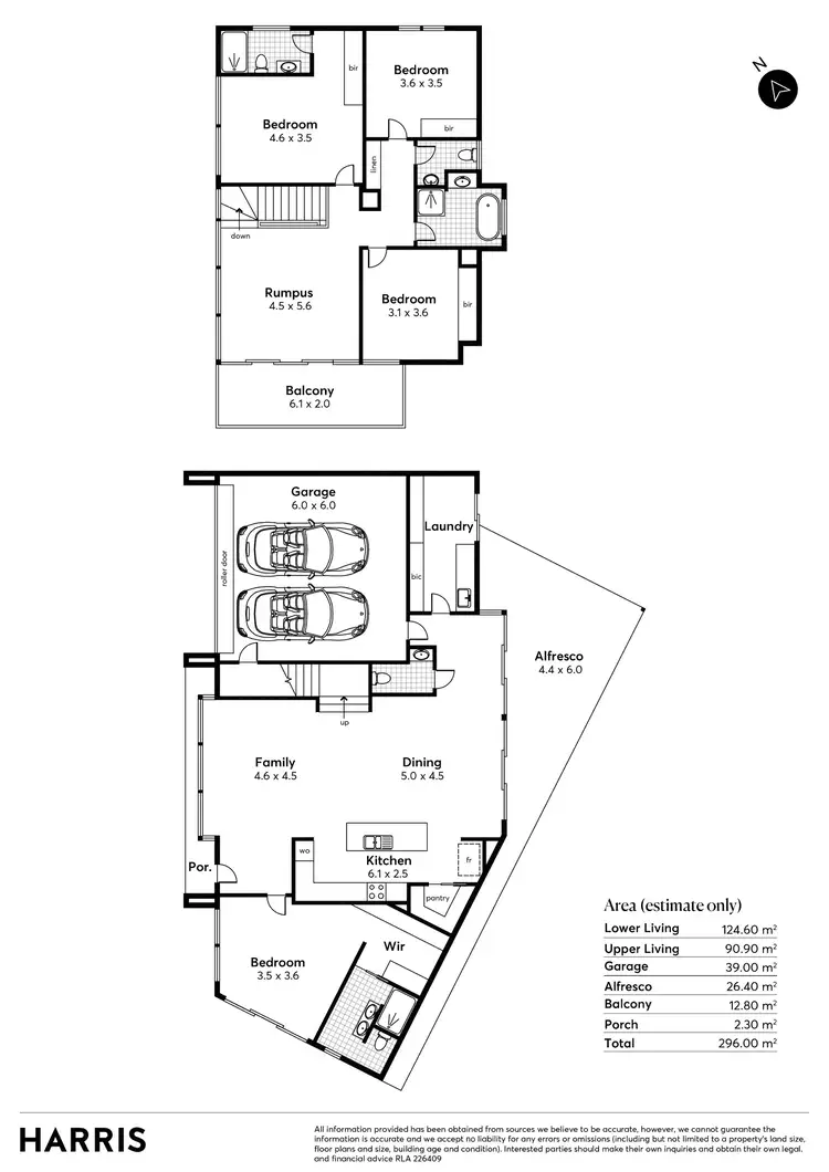 Floorplan of Homely house listing, 45A Linden Avenue, Hazelwood Park SA 5066