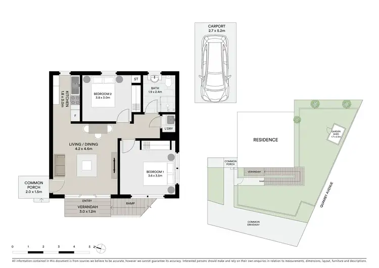 Floorplan of Homely unit listing, 6/4-6 Quamby Avenue, Hamlyn Heights VIC 3215