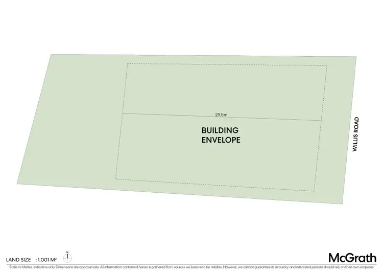 Floorplan of Homely land listing, 20 Willis Road, Bli Bli QLD 4560