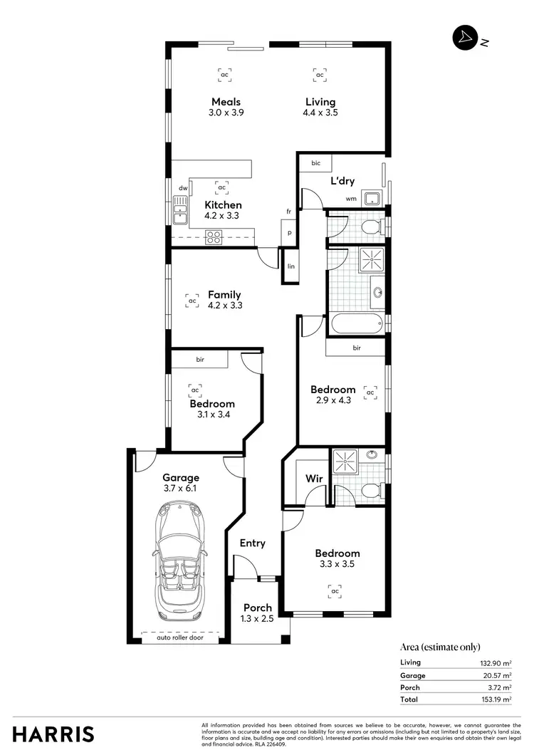 Floorplan of Homely house listing, 9 Burnell Street, Linden Park SA 5065