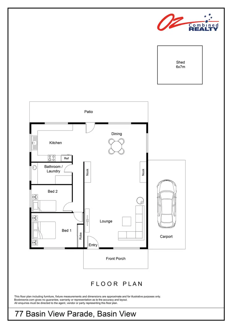 Floorplan of Homely house listing, 77 Basin View Parade, Basin View NSW 2540