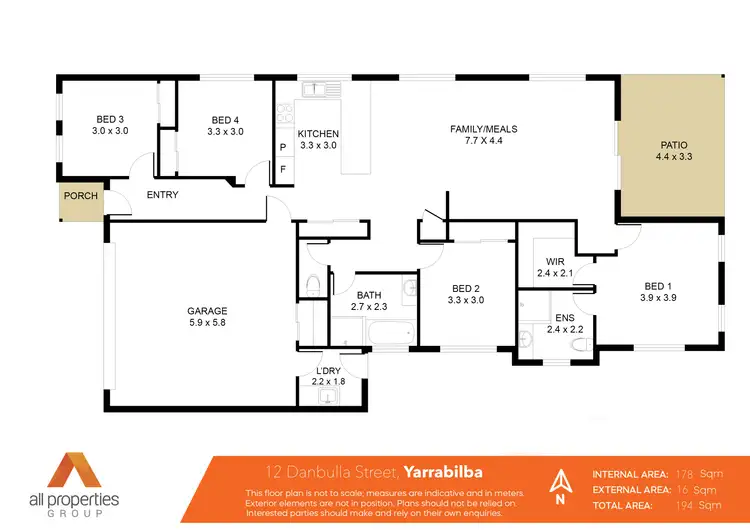 Floorplan of Homely house listing, 12 Danbulla Street, Yarrabilba QLD 4207