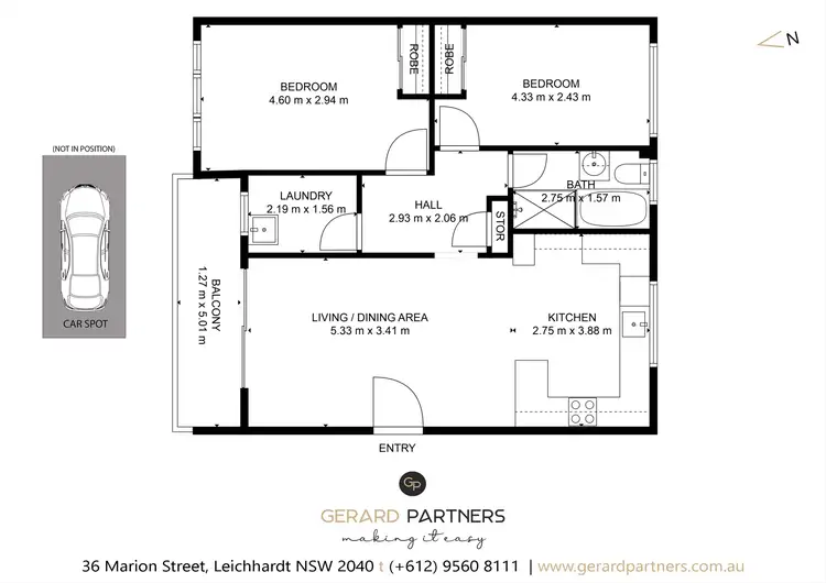 Floorplan of Homely apartment listing, 1/55 Prospect Road, Summer Hill NSW 2130