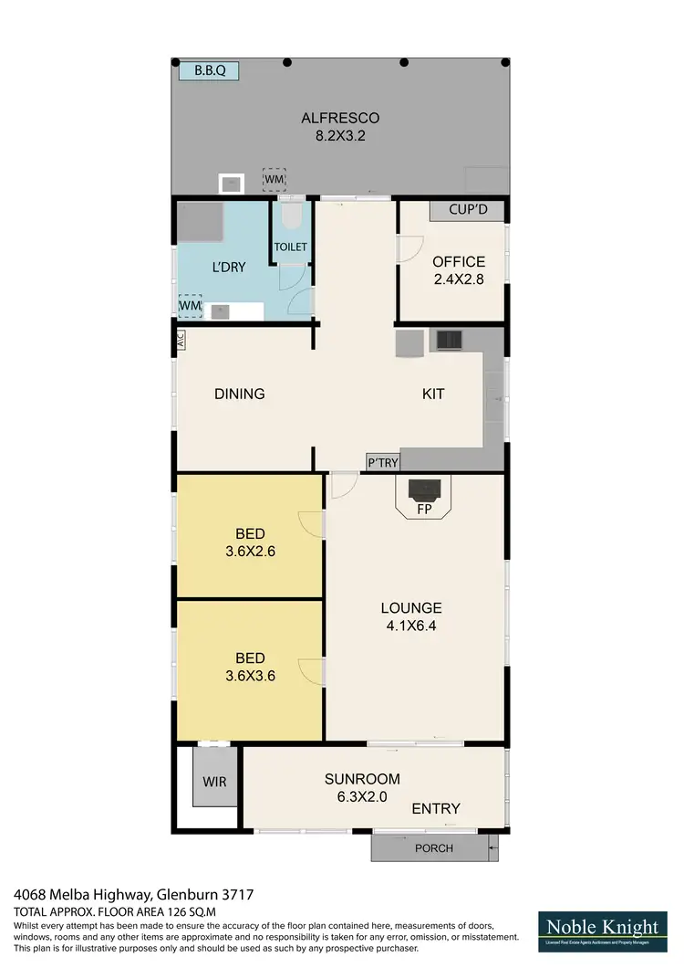 Floorplan of Homely rural property listing, 4068 Melba Highway, Glenburn VIC 3717
