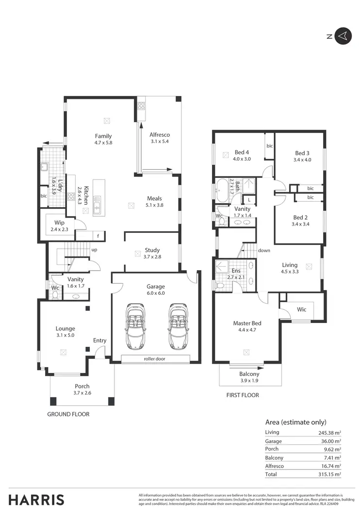 Floorplan of Homely house listing, 7 Francis Street, Lightsview SA 5085