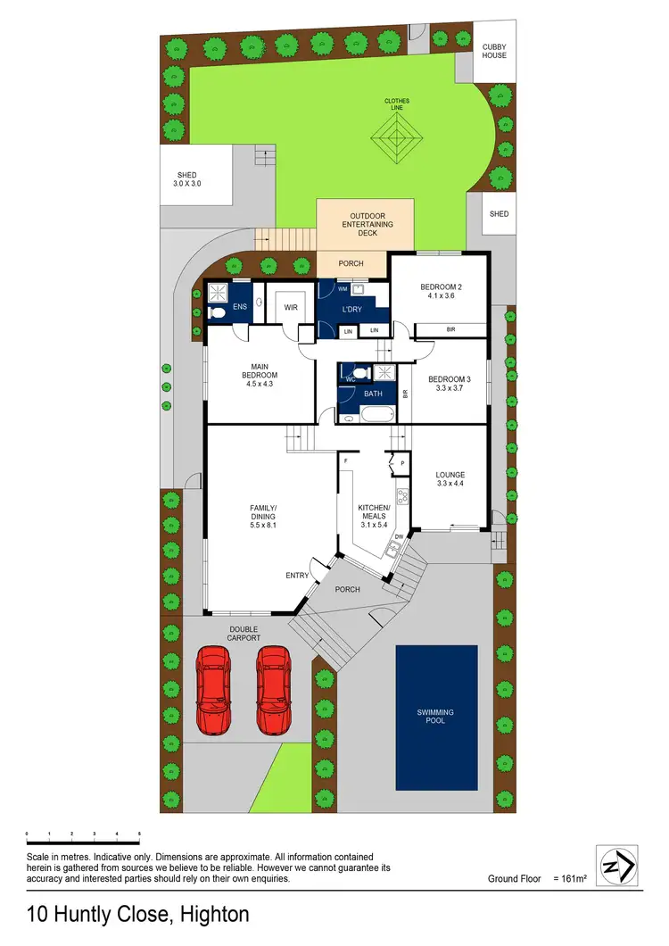 Floorplan of Homely house listing, 10 Huntly Close, Highton VIC 3216