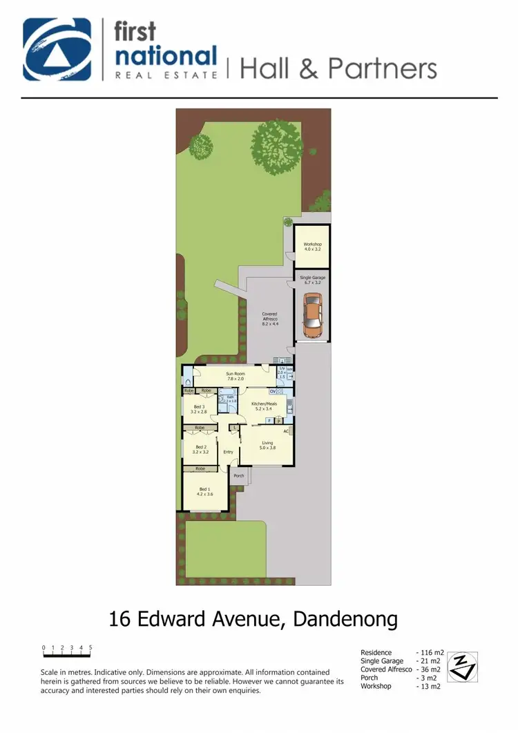 Floorplan of Homely house listing, 16 Edward Avenue, Dandenong VIC 3175