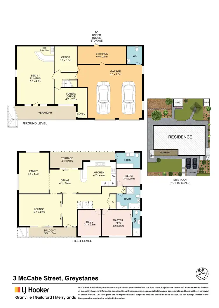 Floorplan of Homely house listing, 3 McCabe Street, Greystanes NSW 2145
