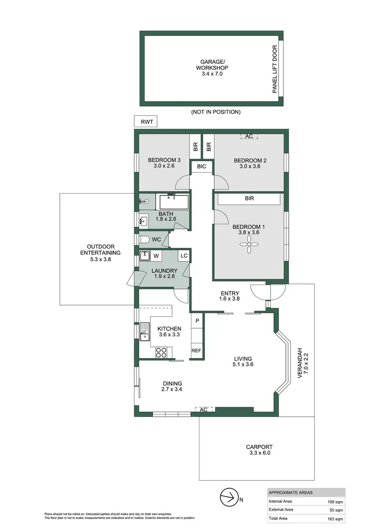 Floorplan of Homely house listing, 8 Baltic Avenue, West Beach SA 5024