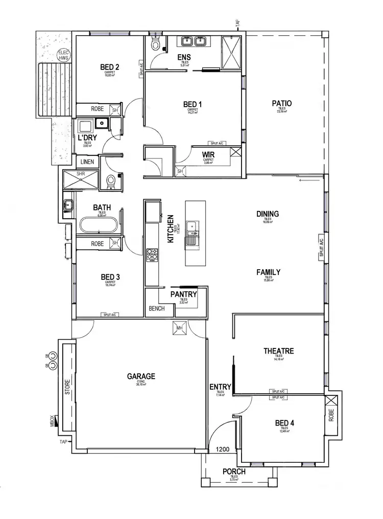 Floorplan of Homely house listing, 5 Asher Street, Shaw QLD 4818
