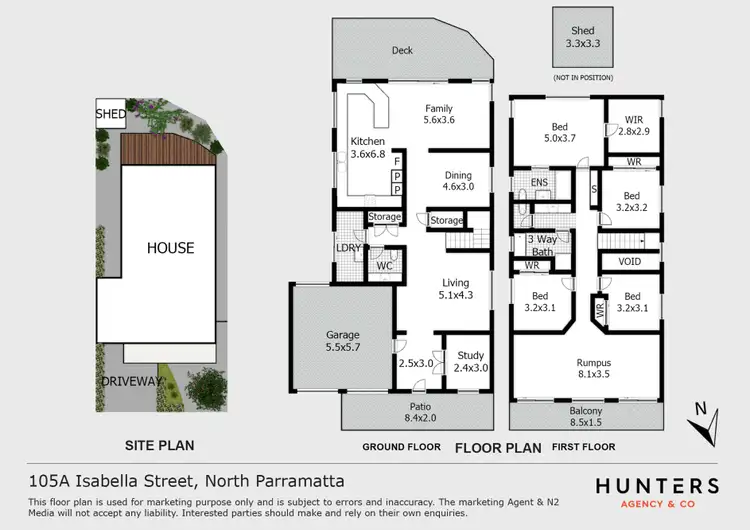 Floorplan of Homely house listing, 105A Isabella Street, North Parramatta NSW 2151