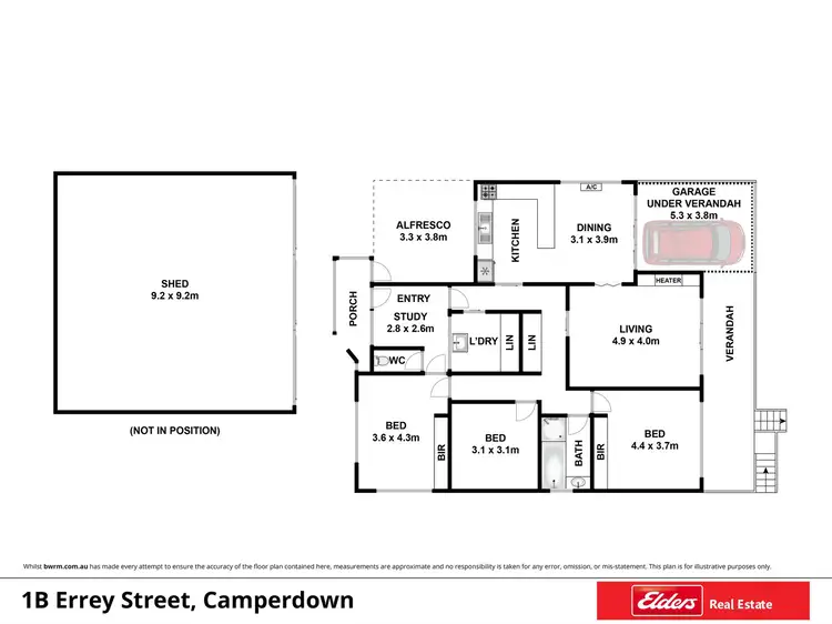 Floorplan of Homely house listing, . Errey Street, Camperdown VIC 3260
