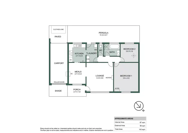 Floorplan of Homely unit listing, 2/319 Anzac Highway, Plympton SA 5038