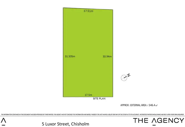 Floorplan of Homely land listing, 5 Luxor Street, Chisholm NSW 2322