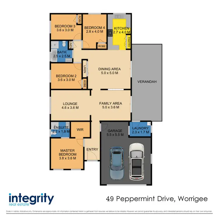 Floorplan of Homely house listing, 49 Peppermint Drive, Worrigee NSW 2540