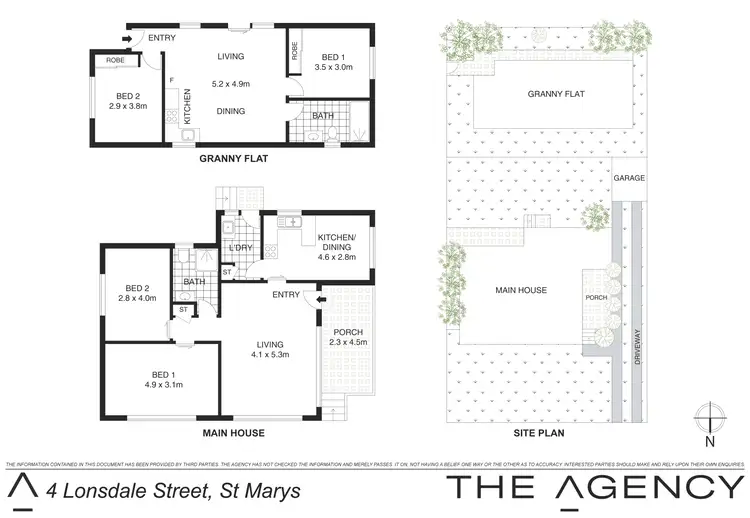 Floorplan of Homely house listing, 4 & 4A Lonsdale Street, St Marys NSW 2760