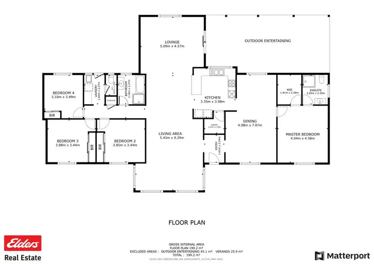 Floorplan of Homely house listing, 43 Goomalling Road, Northam WA 6401