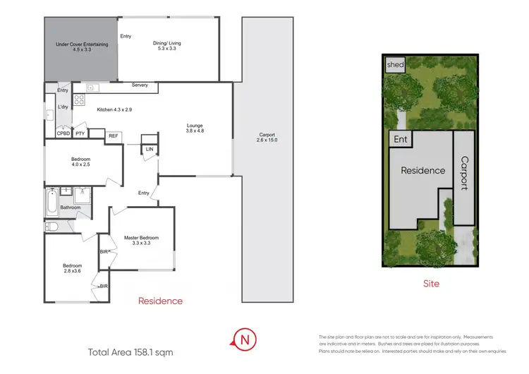Floorplan of Homely house listing, 15 Erwin Drive, Seaford VIC 3198