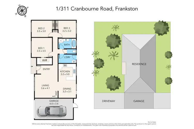 Floorplan of Homely unit listing, 1/311-317 Cranbourne Road, Frankston VIC 3199