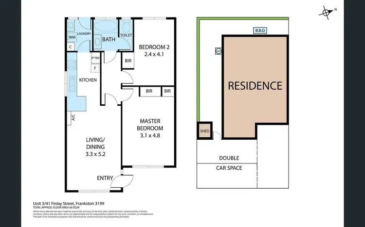 Floorplan of Homely house listing, 3/41 Finlay Street, Frankston VIC 3199