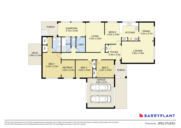 Floorplan of Homely house listing, 18 Goodwood Drive, Keilor Downs VIC 3038