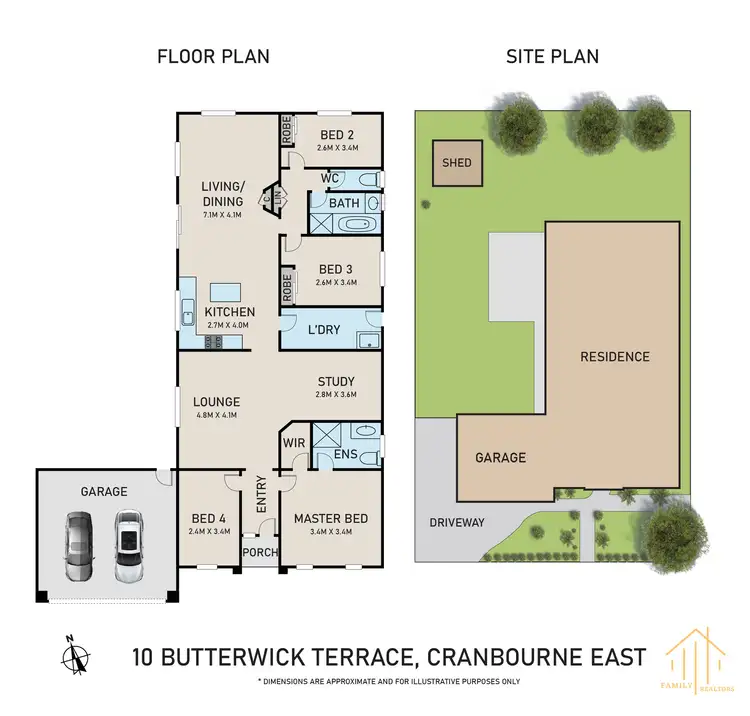 Floorplan of Homely house listing, 10 Butterwick Terrace, Cranbourne East VIC 3977