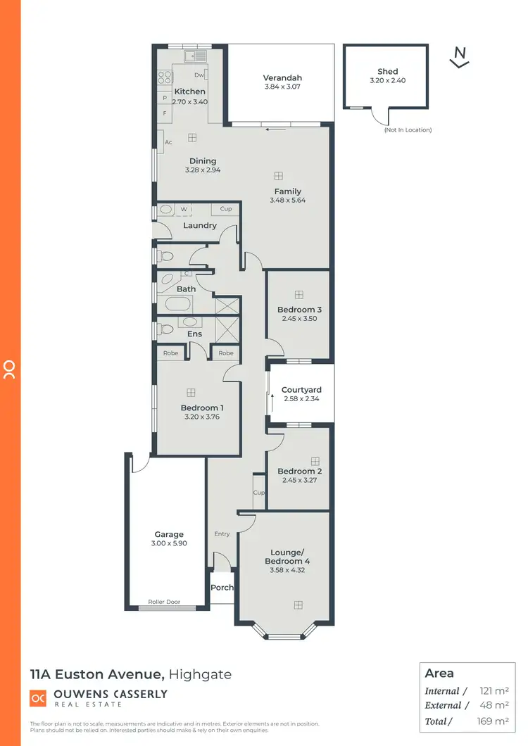 Floorplan of Homely house listing, 11a Euston Avenue, Highgate SA 5063