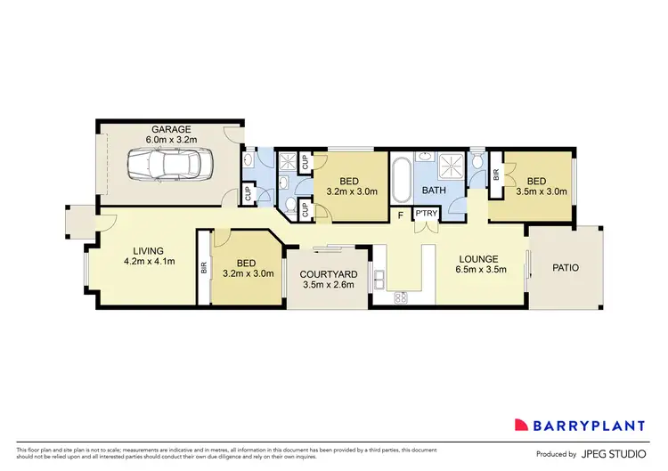 Floorplan of Homely unit listing, 1/31 Jade Way, Hillside VIC 3037
