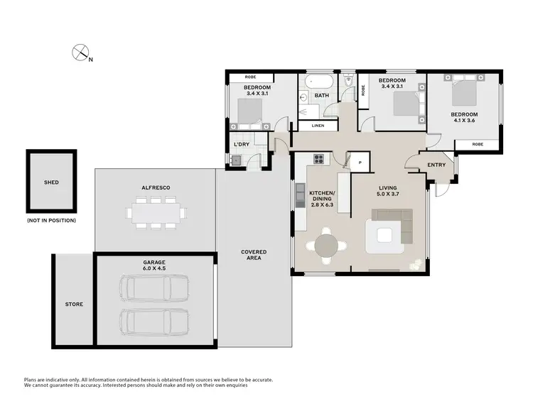 Floorplan of Homely house listing, 26 Janefield Street, Mowbray TAS 7248