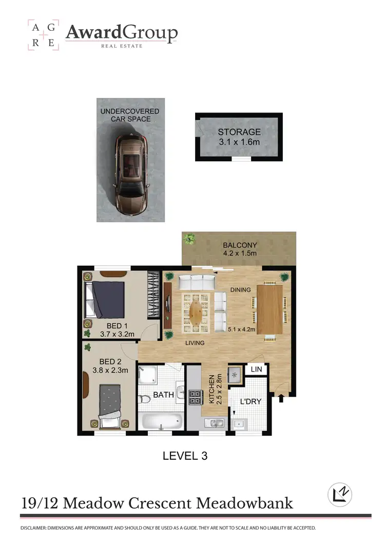 Floorplan of Homely unit listing, 19/12 Meadow Crescent, Meadowbank NSW 2114