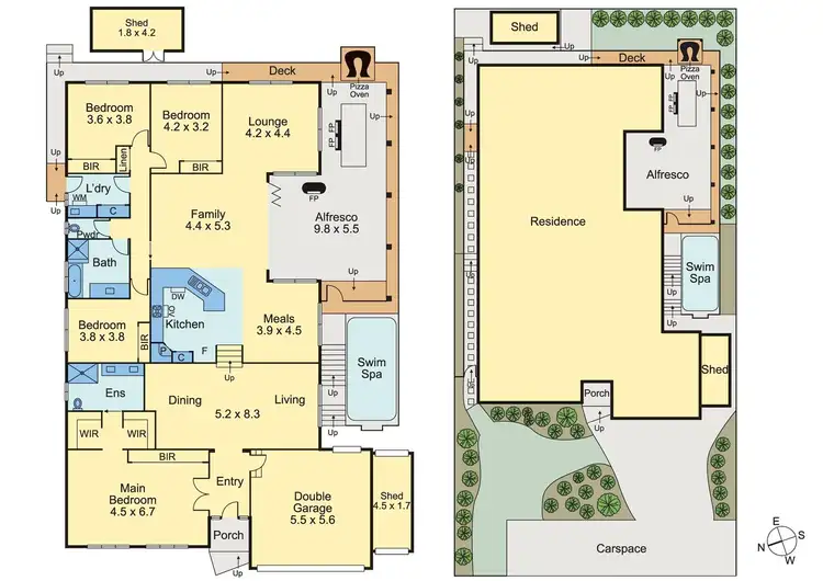 Floorplan of Homely house listing, 35 Paula Way, Chirnside Park VIC 3116