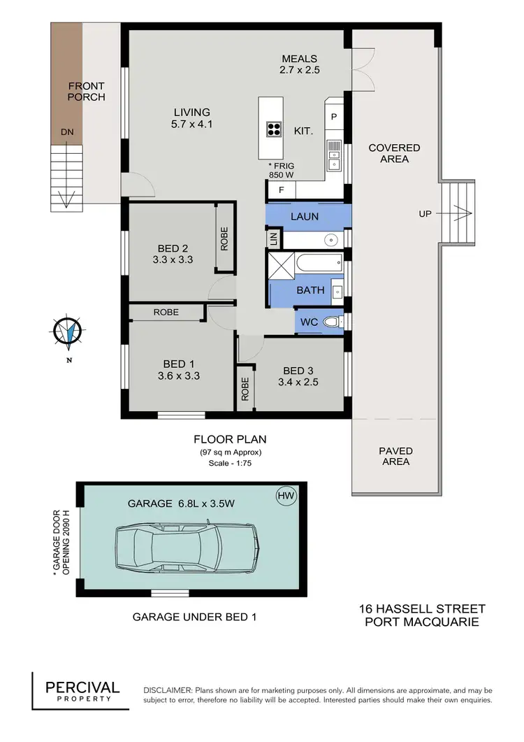 Floorplan of Homely house listing, 16 Hassall Street, Port Macquarie NSW 2444
