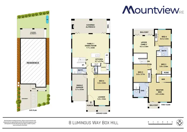 Floorplan of Homely house listing, 8 Luminous Way, Box Hill NSW 2765
