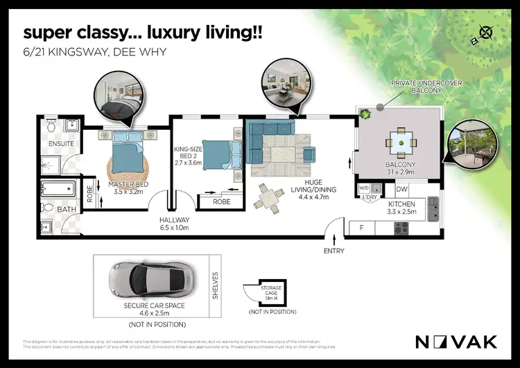 Floorplan of Homely apartment listing, 6/21 Kingsway, Dee Why NSW 2099