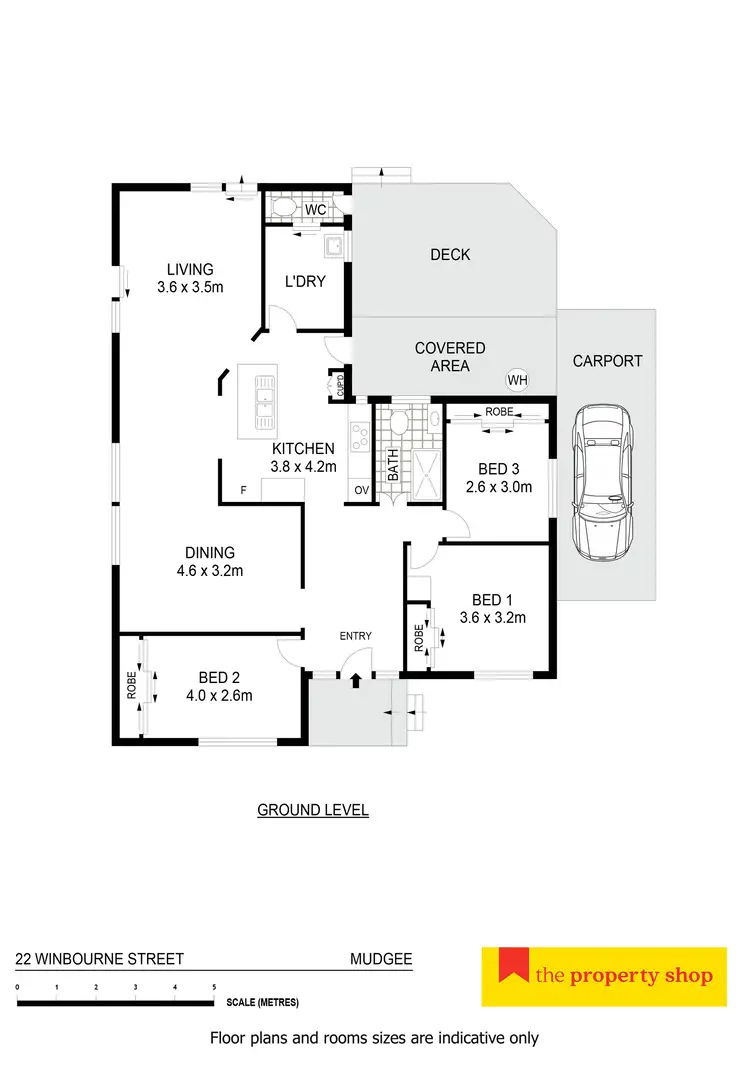 Floorplan of Homely house listing, 22 Winbourne Street, Mudgee NSW 2850