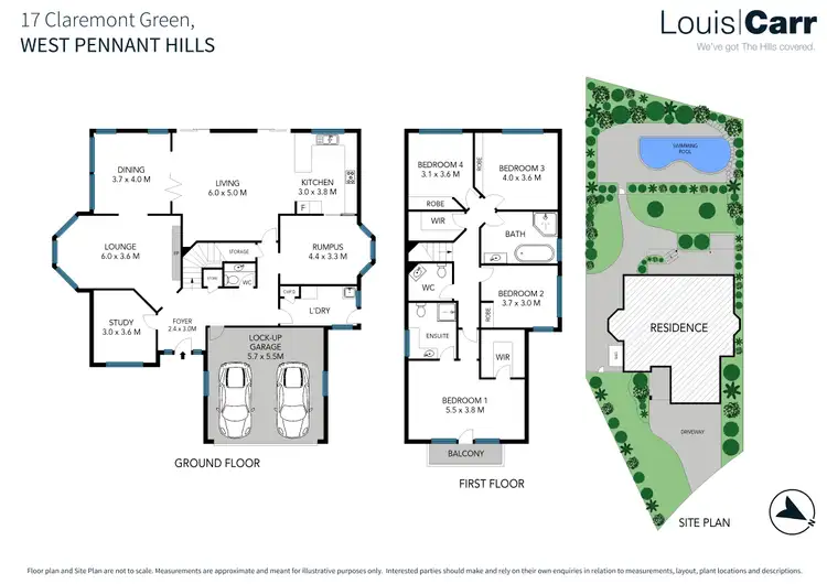 Floorplan of Homely house listing, 17 Claremont Green, West Pennant Hills NSW 2125
