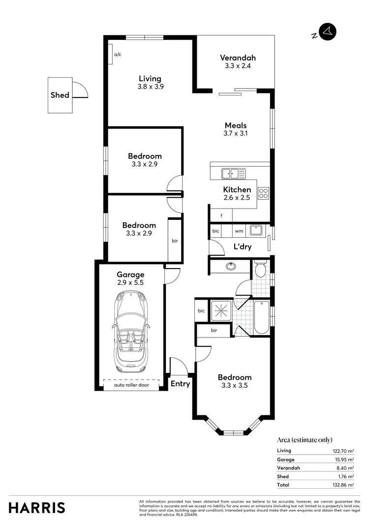 Floorplan of Homely house listing, 3/10 Bruce Close, Mount Barker SA 5251