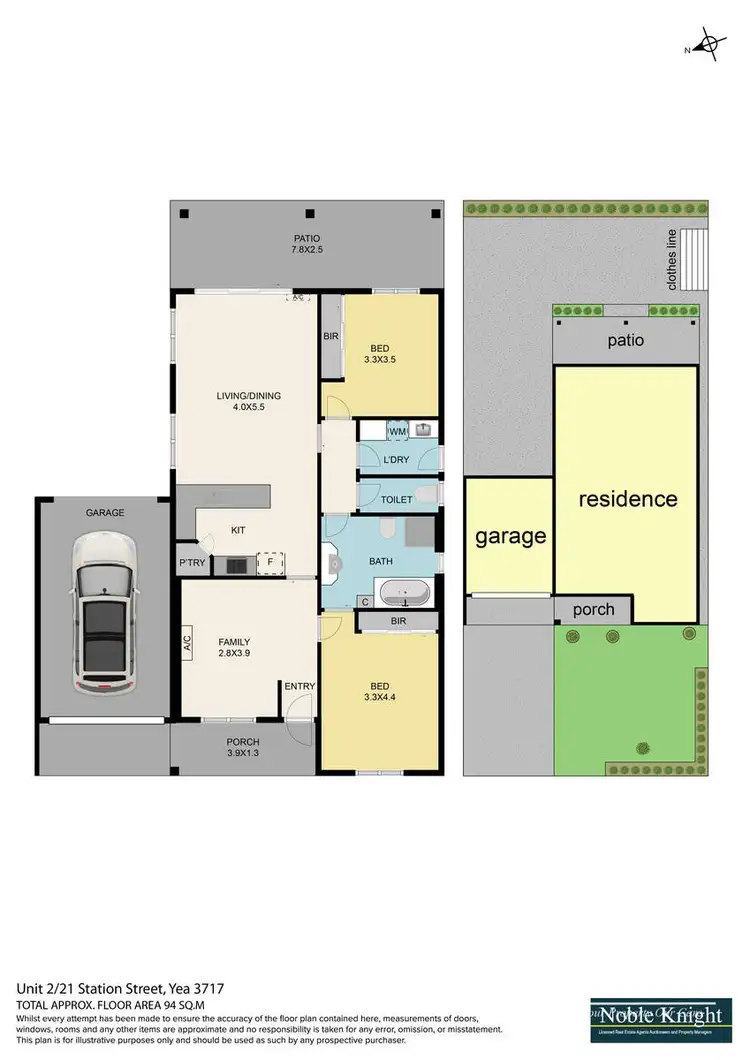Floorplan of Homely house listing, 2/21 Station Street, Yea VIC 3717