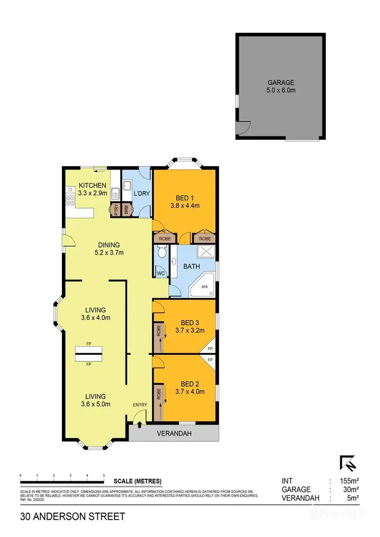 Floorplan of Homely house listing, 30 Anderson Street, North Bendigo VIC 3550