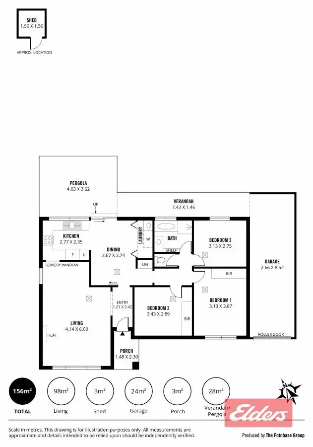 Floorplan of Homely house listing, 5 Chasselas Avenue, Wynn Vale SA 5127