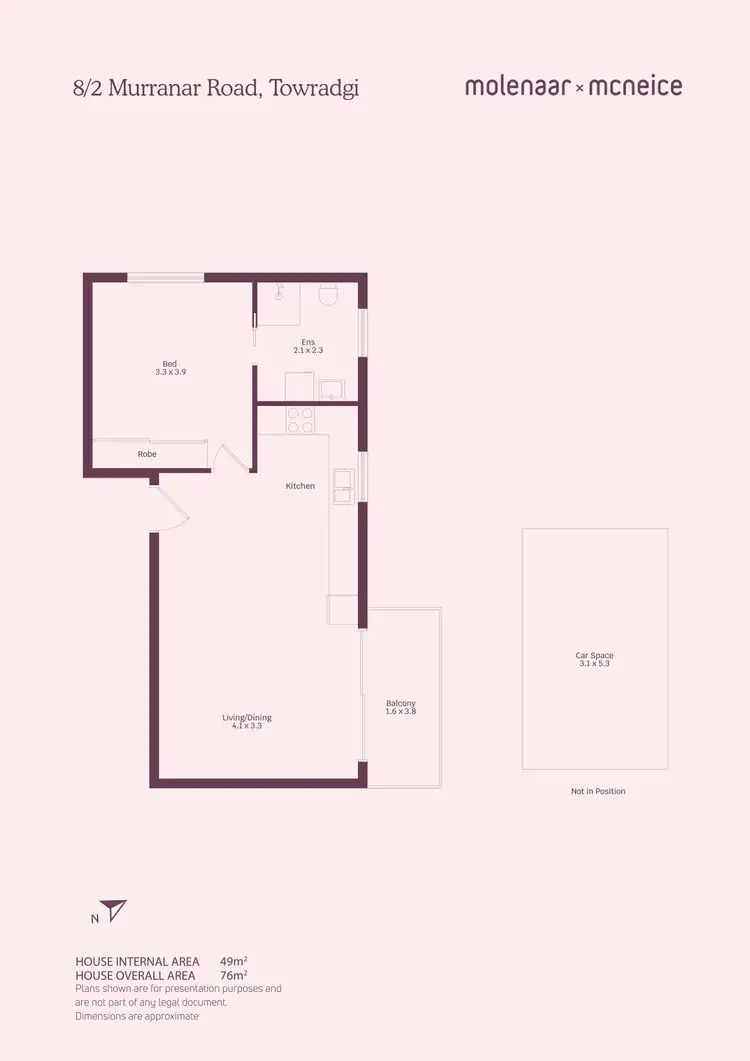Floorplan of Homely unit listing, 8/2 Murranar Road, Towradgi NSW 2518