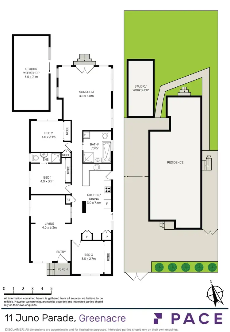 Floorplan of Homely house listing, 11 Juno Parade, Greenacre NSW 2190