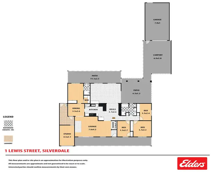 Floorplan of Homely house listing, 1 Lewis Street, Silverdale NSW 2752