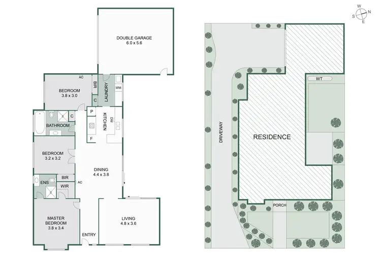 Floorplan of Homely unit listing, 1/11 Ebb Street, Aspendale VIC 3195