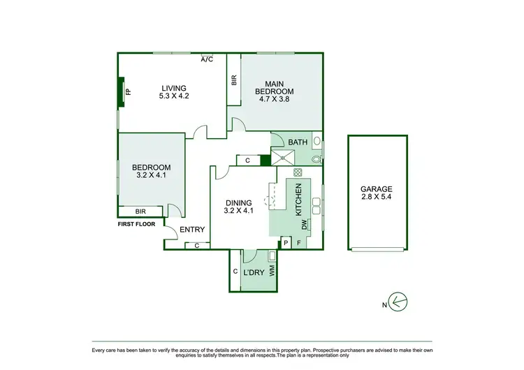 Floorplan of Homely apartment listing, 3/26 The Avenue, Prahran VIC 3181