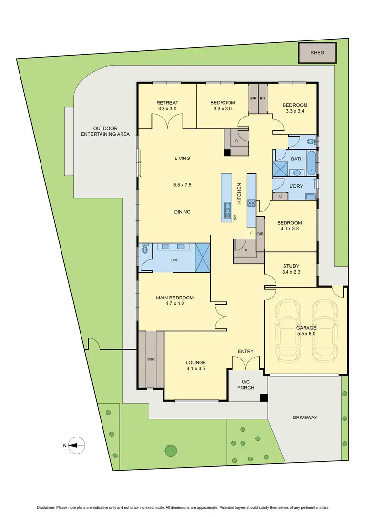 Floorplan of Homely house listing, 31 Signal Circuit, Aintree VIC 3336