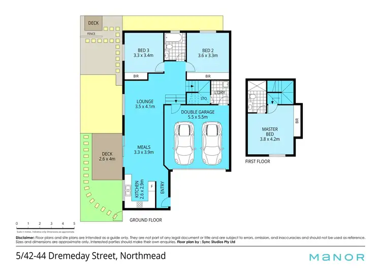 Floorplan of Homely townhouse listing, 5/42-44 Dremeday Street, Northmead NSW 2152