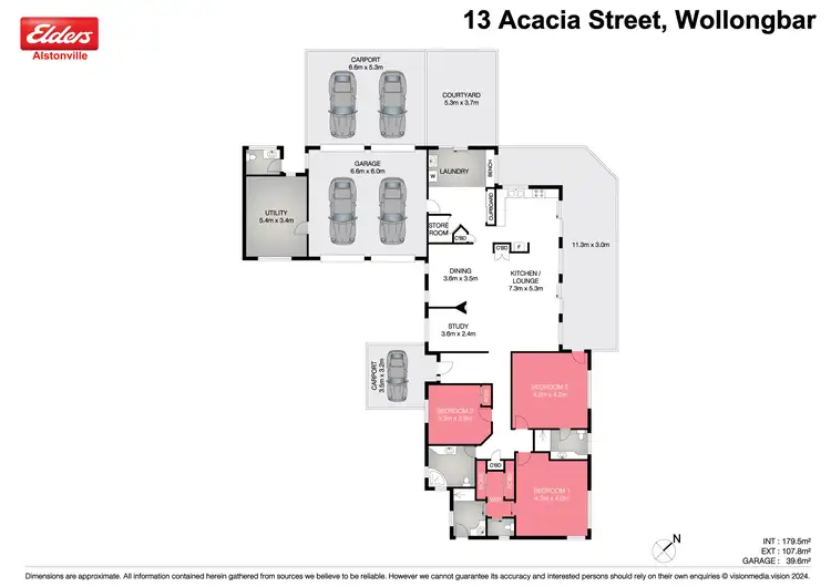 Floorplan of Homely house listing, 13 Acacia Street, Wollongbar NSW 2477