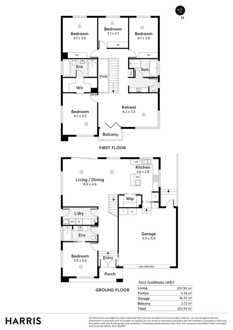 Floorplan of Homely house listing, 2 Abercrombie Avenue, Woodforde SA 5072